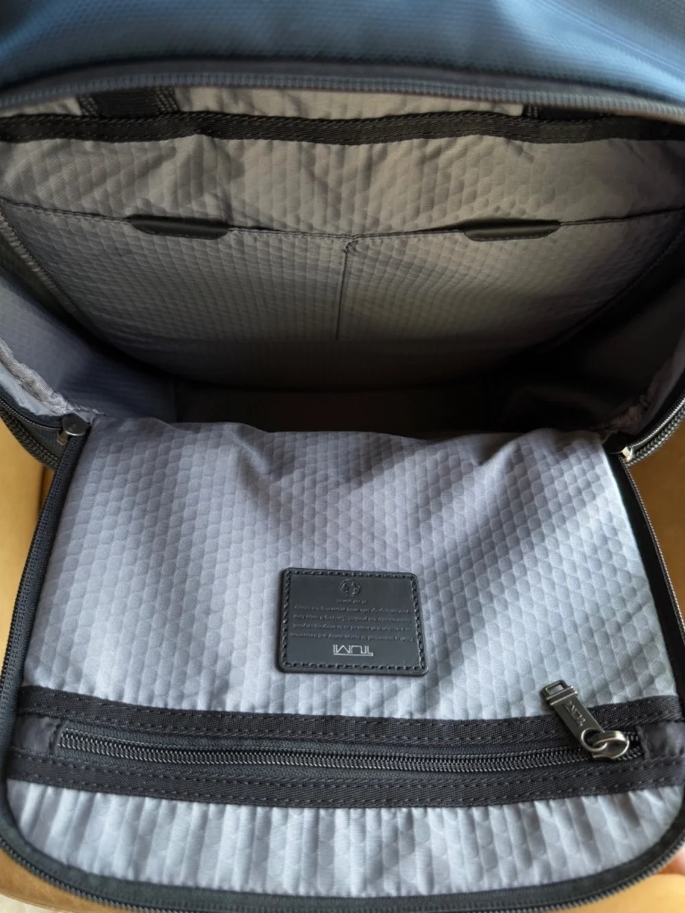 EUC - TUMI Alpha Bravo Navigation Backpack - Navy Blue